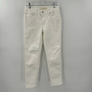 Levis white 711 Skinny jeans
